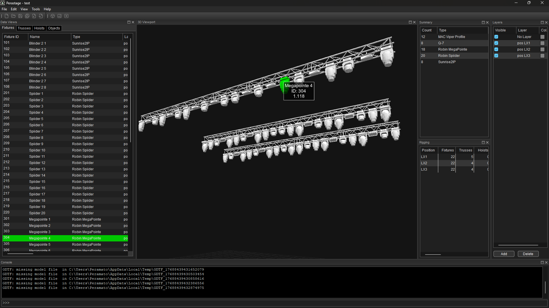 Render 3D de Perastage